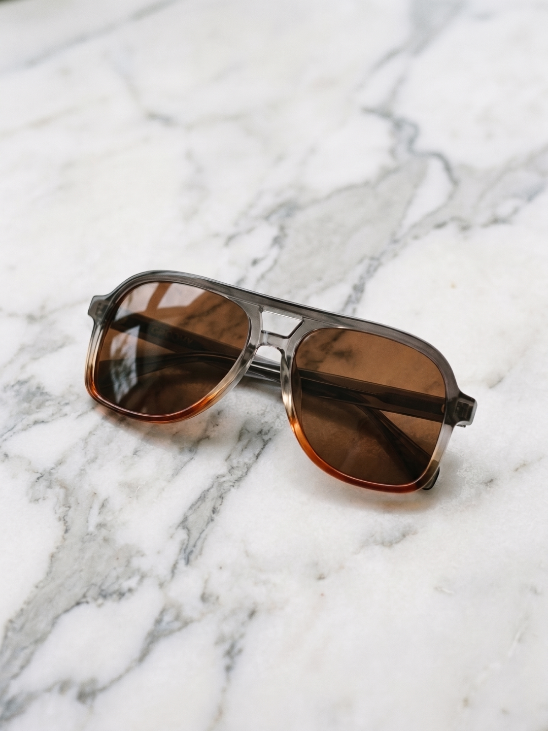 Skyer aviator retro sunglasses sunrise premium acetate frame - gradient polarised UV400 eco-friendly sunnies Manly Beach Australia