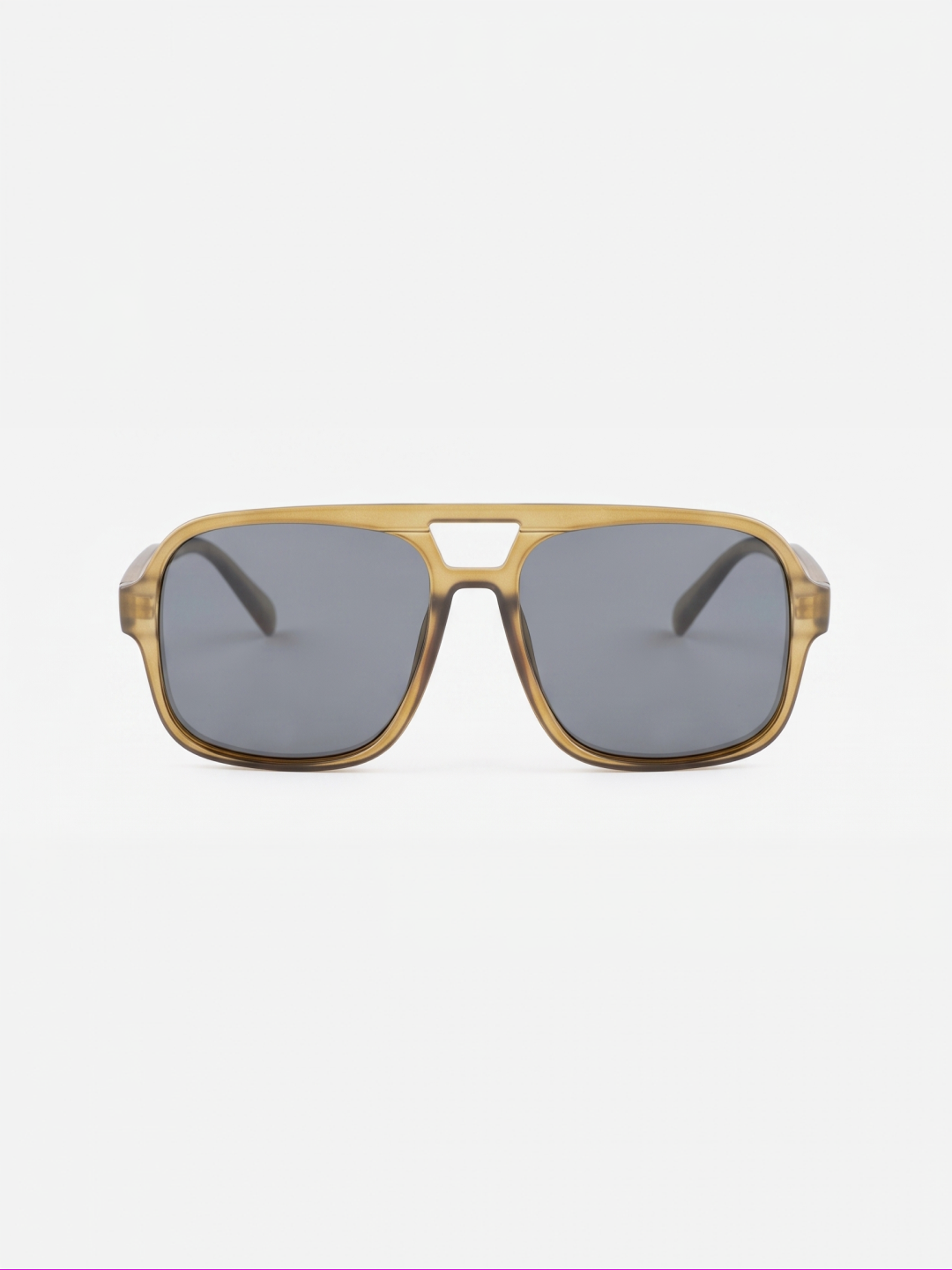 Blow oversized aviator sunglasses green recycled PET frame - polarised UV400 eco-friendly sunnies Manly Beach Australia #color_green
