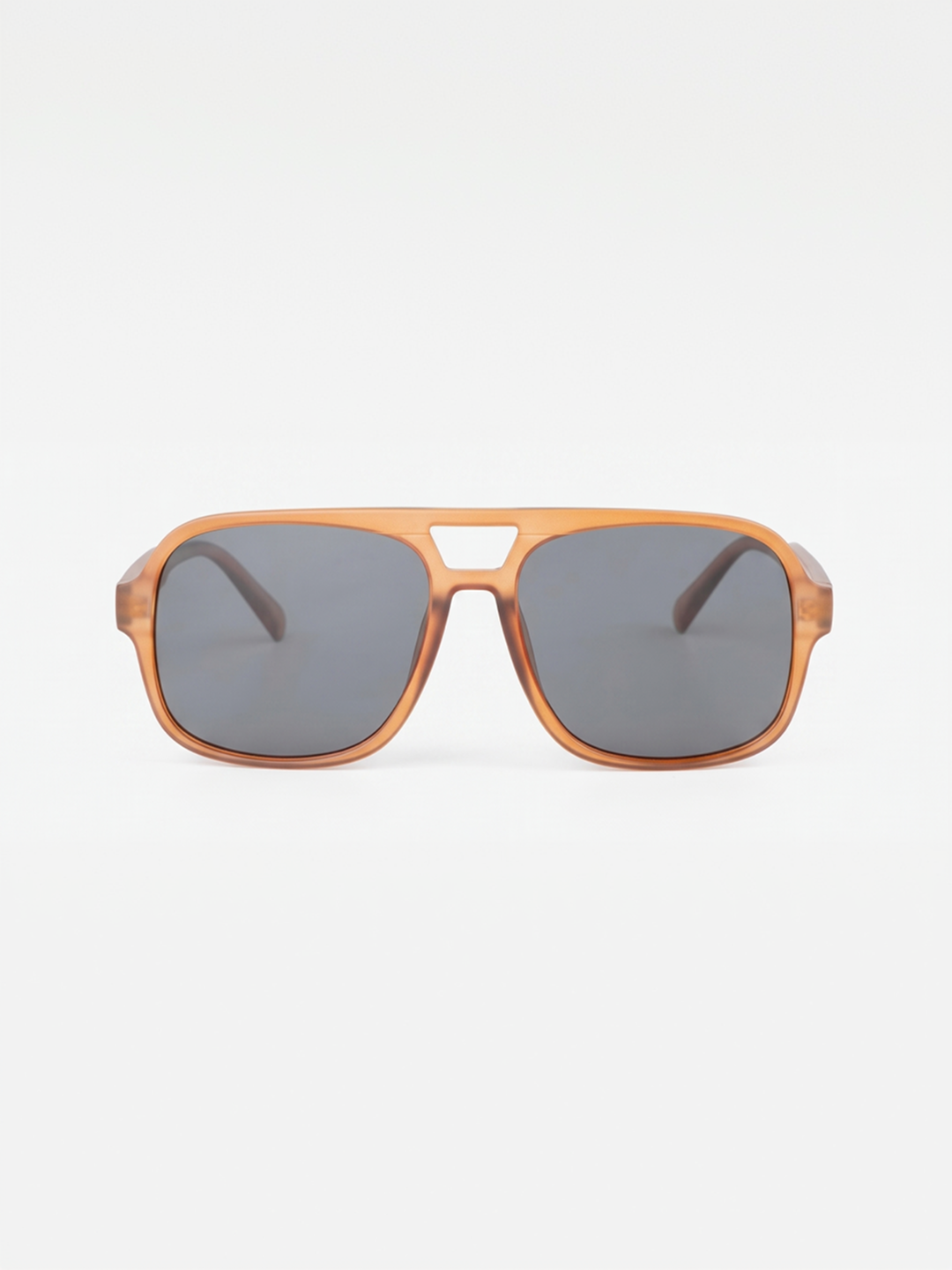 Blow oversized aviator sunglasses tan recycled PET frame - polarised UV400 eco-friendly sunnies Manly Beach Australia #color_tan