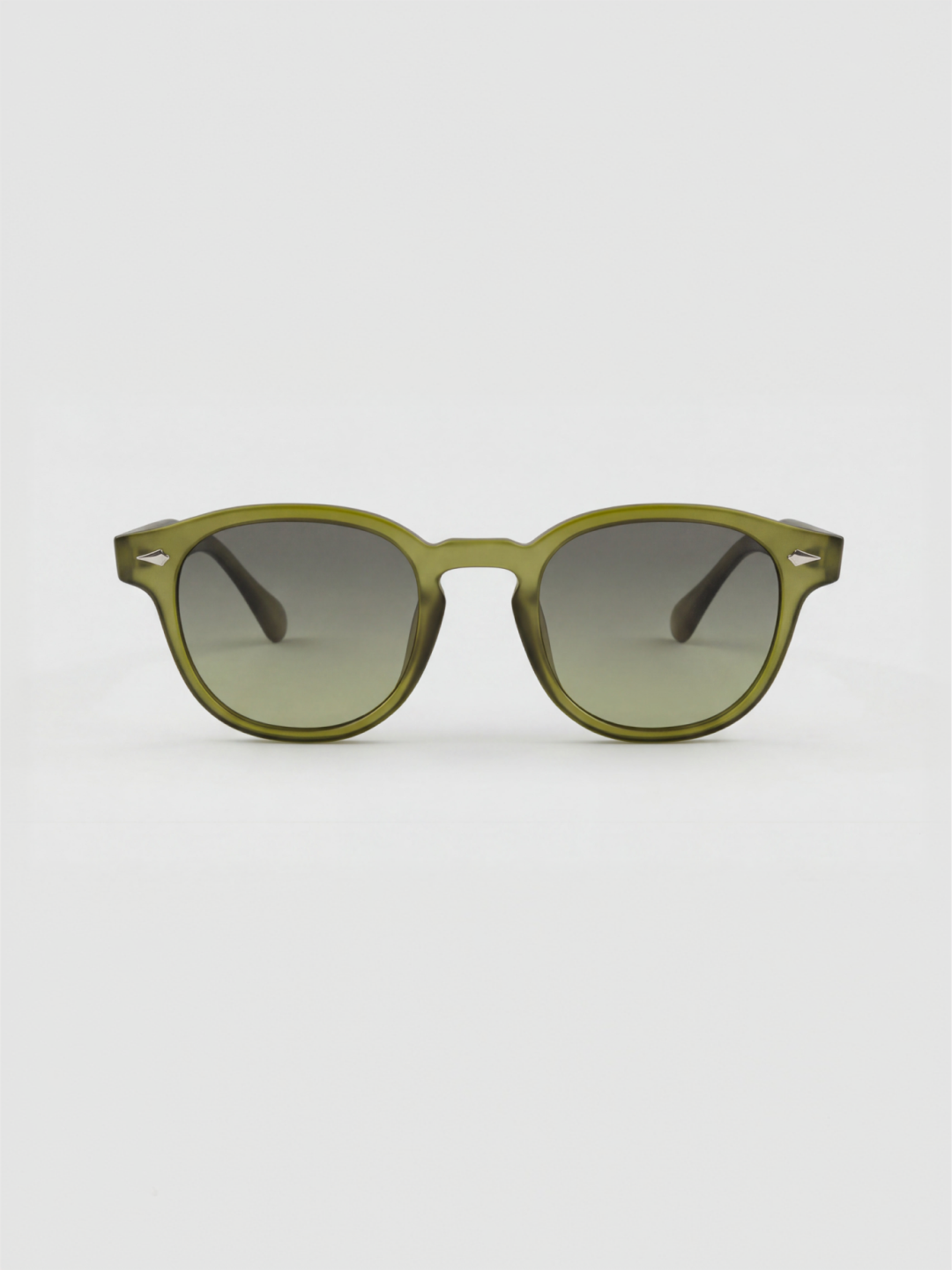 Breeze round retro sunglasses grass recycled PET frame - polarised UV400 eco-friendly sunnies Manly Beach Australia
