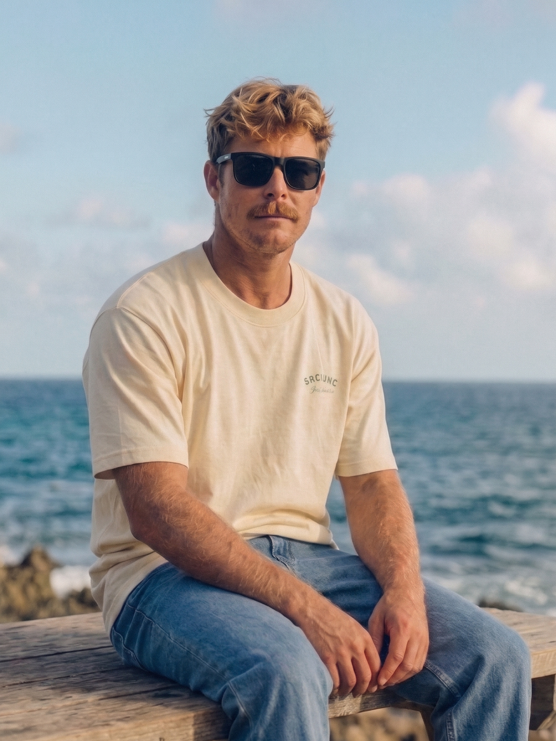 Tide surf wayfarer sunglasses black recycled PET frame - polarised UV400 eco-friendly sunnies Manly Beach Australia