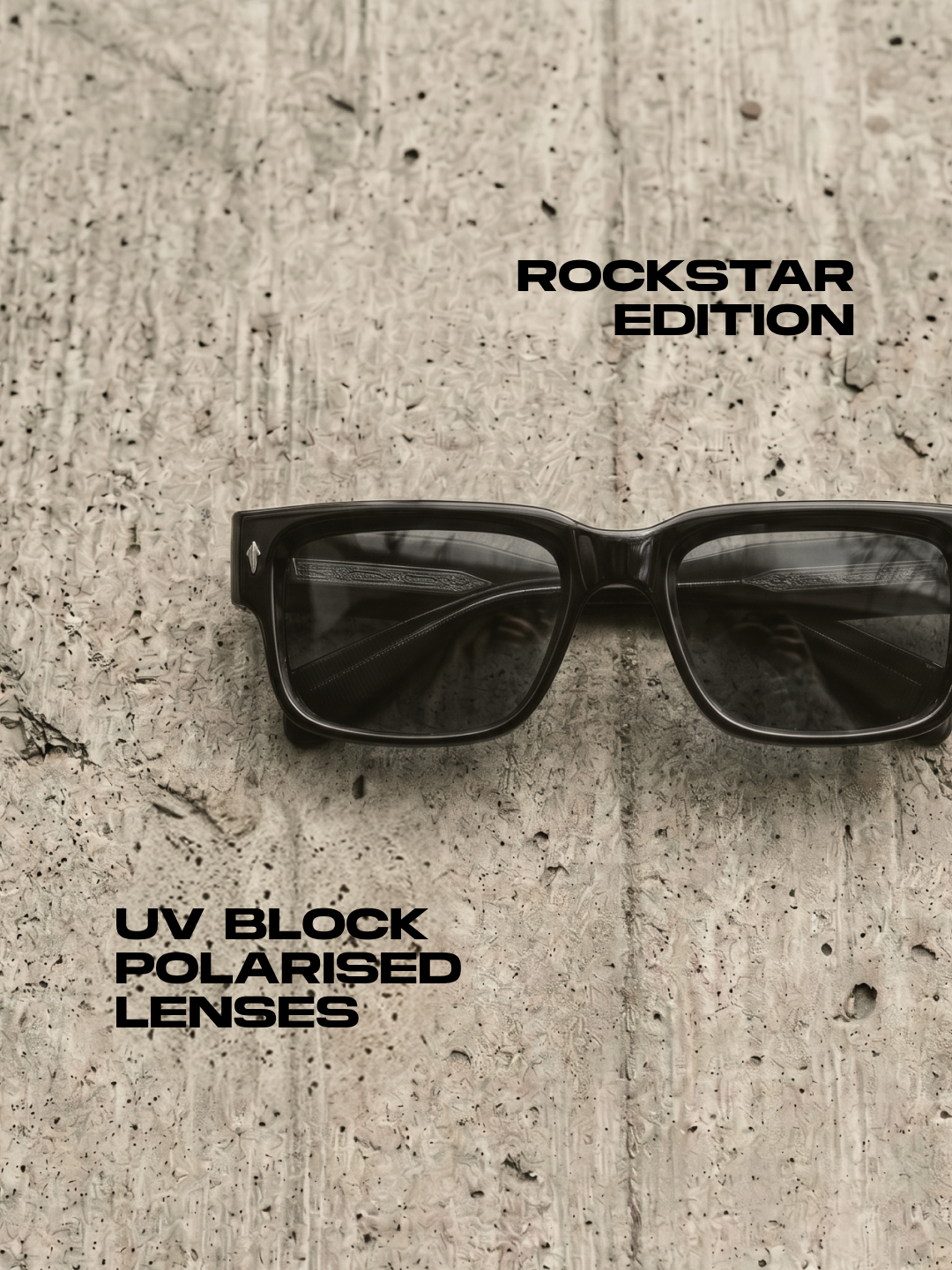 Slate bold square sunglasses tortoise TR90 acetate frame - polarised UV400 eco-friendly sunnies Manly Beach Australia