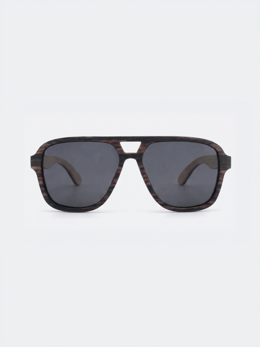 Aviator wood sunglasses ebony laminated timber frame - polarised UV400 eco-friendly sunnies Manly Beach Australia