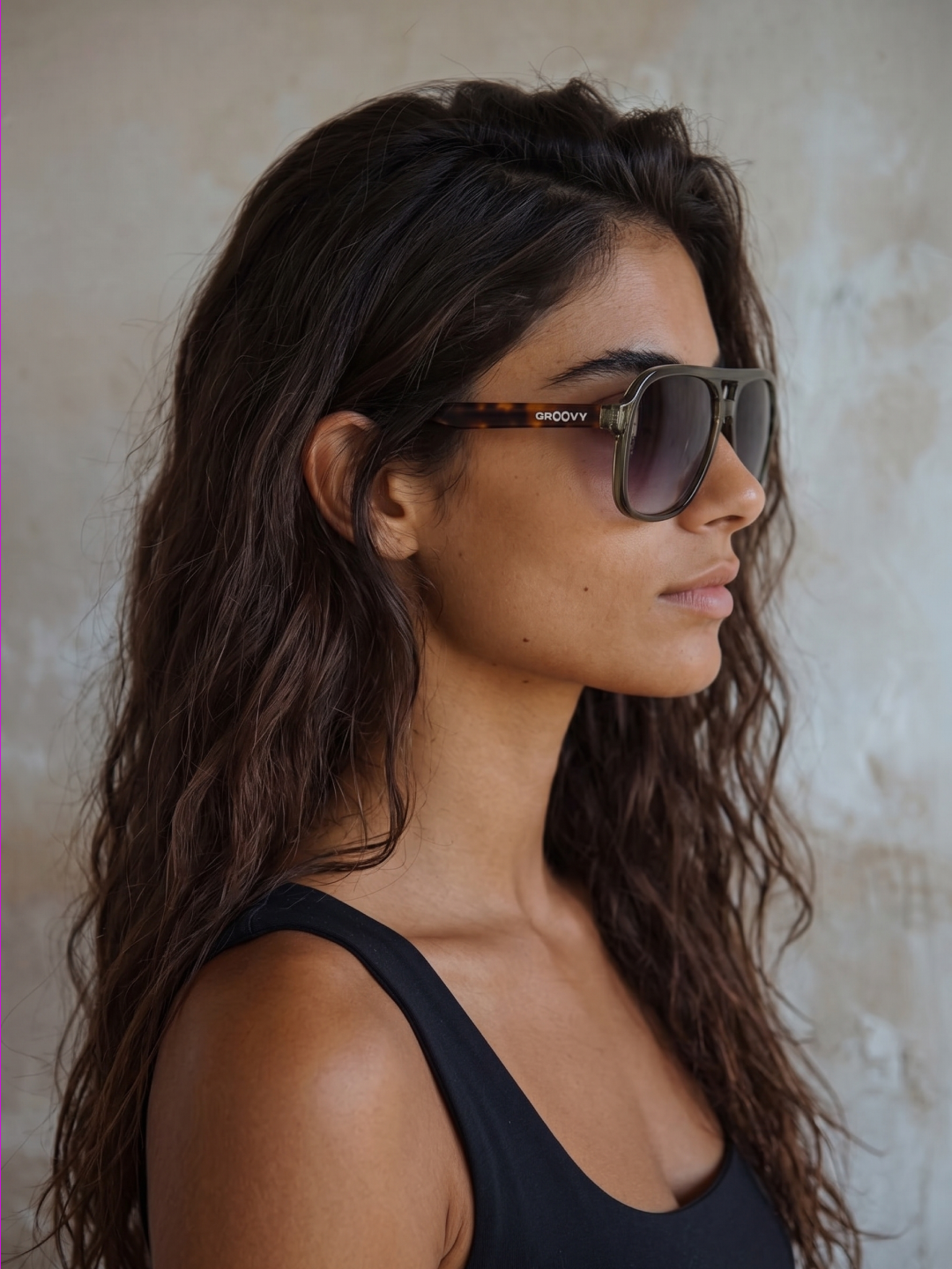 Skyer aviator retro sunglasses selva premium acetate frame - gradient polarised UV400 eco-friendly sunnies Manly Beach Australia 