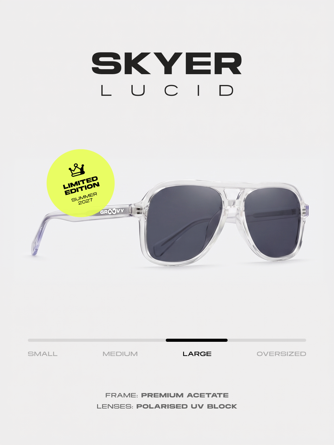 Skyer aviator retro sunglasses selva premium acetate frame - gradient polarised UV400 eco-friendly sunnies Manly Beach Australia 
