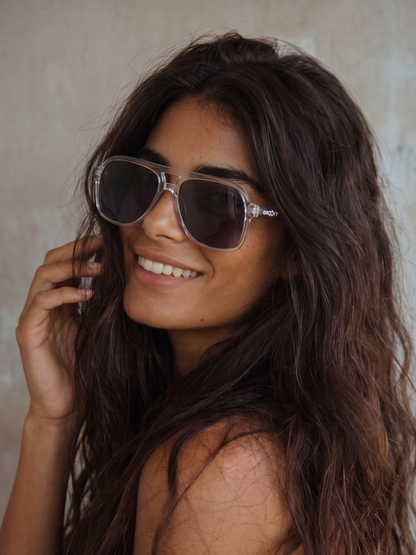 Skyer aviator retro sunglasses selva premium acetate frame - gradient polarised UV400 eco-friendly sunnies Manly Beach Australia 