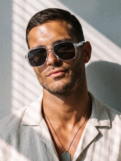 Skyer aviator retro sunglasses selva premium acetate frame - gradient polarised UV400 eco-friendly sunnies Manly Beach Australia 
