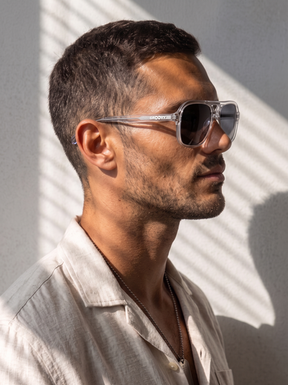 Skyer aviator retro sunglasses selva premium acetate frame - gradient polarised UV400 eco-friendly sunnies Manly Beach Australia 