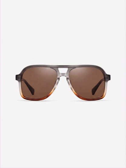 Skyer aviator retro sunglasses sunrise premium acetate frame - gradient polarised UV400 eco-friendly sunnies Manly Beach Australia 