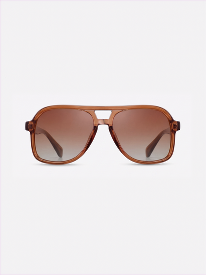 Skyer aviator retro sunglasses sunrise premium acetate frame - gradient polarised UV400 eco-friendly sunnies Manly Beach Australia 