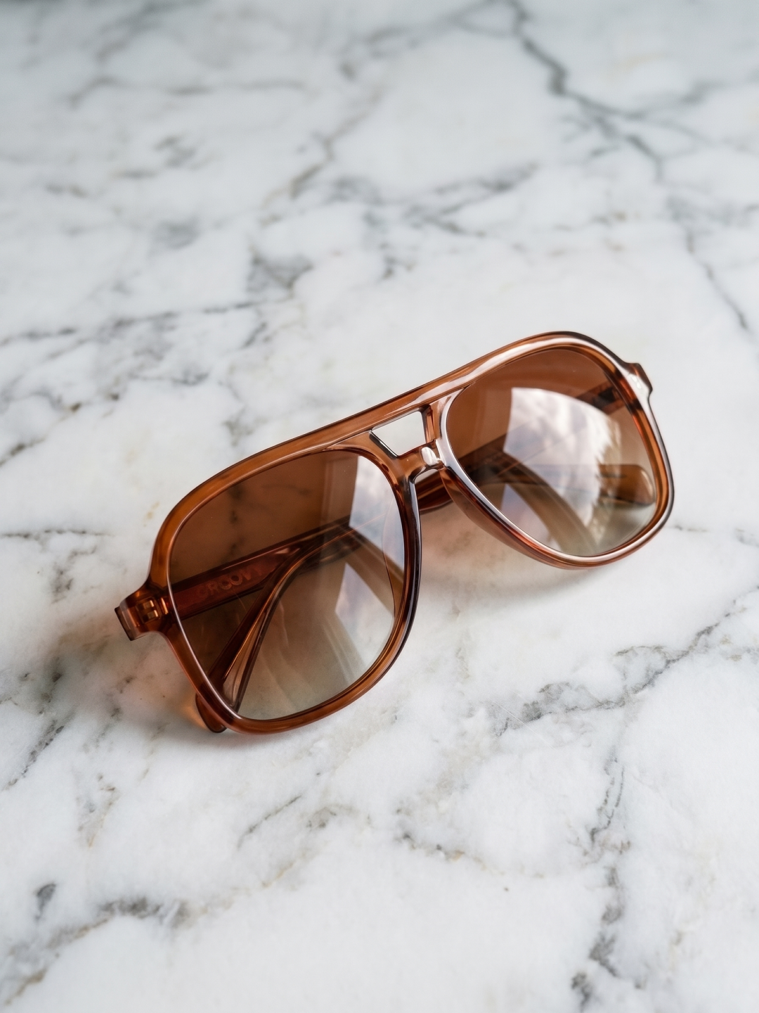 Skyer aviator retro sunglasses sunrise premium acetate frame - gradient polarised UV400 eco-friendly sunnies Manly Beach Australia 