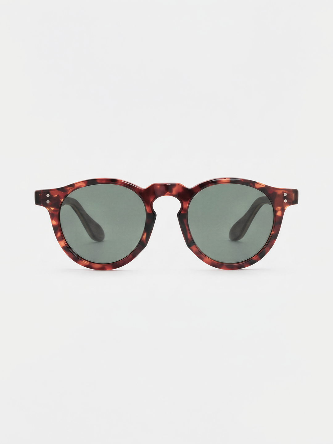 Cali round keyhole sunglasses tortoise TR90 crystal frame walnut wood temples - polarised UV400 eco-friendly sunnies Manly Beach Australia 