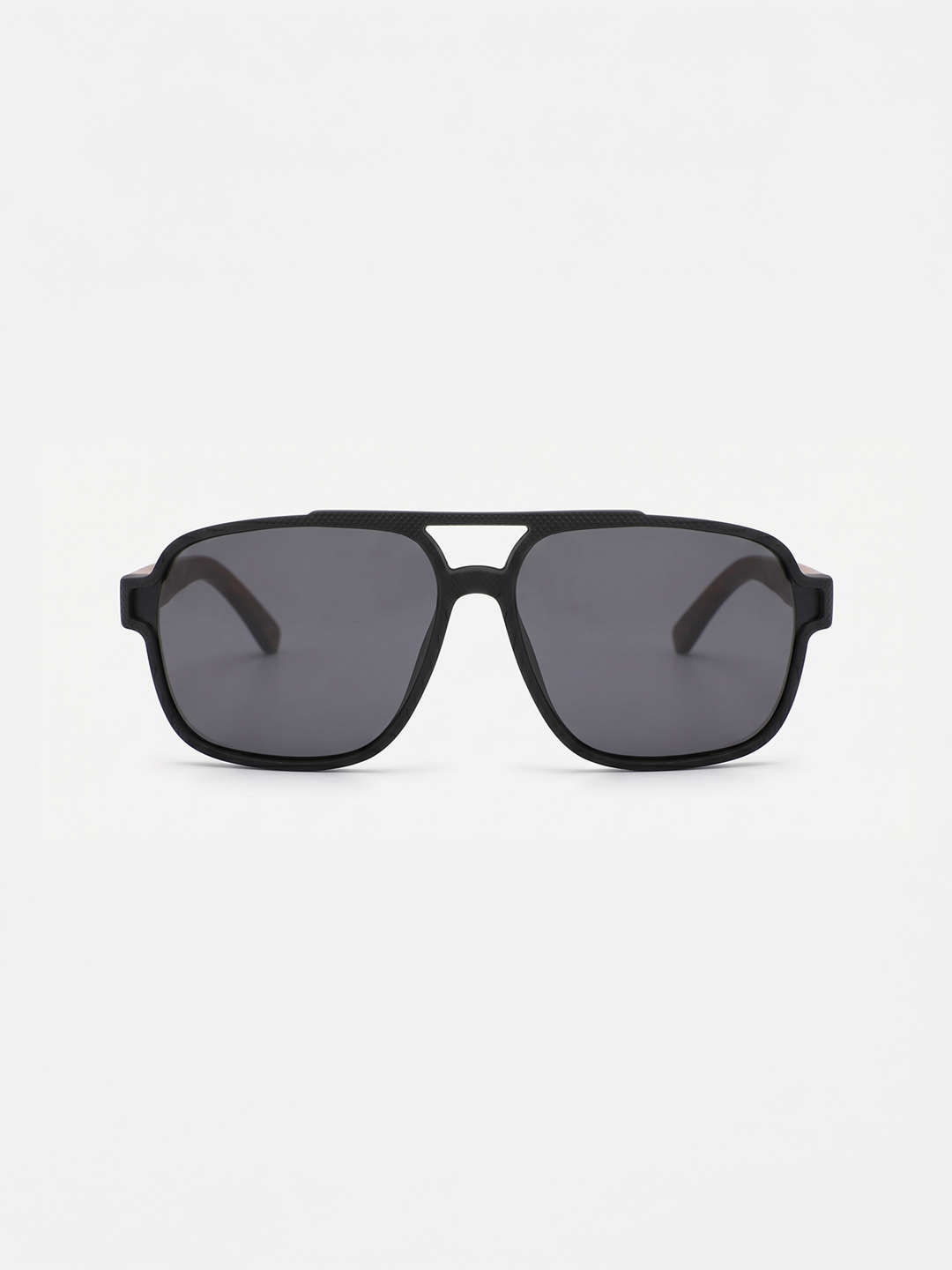 Pilot aviator sunglasses black TR90 rubber frame dark oak wood temples - polarised UV400 eco-friendly sunnies Manly Beach Australia 