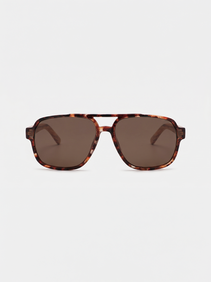 Pilot aviator sunglasses camo TR90 rubber frame zebra wood temples - polarised UV400 eco-friendly sunnies Manly Beach Australia 