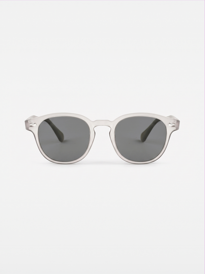 Breeze round retro sunglasses grass recycled PET frame - polarised UV400 eco-friendly sunnies Manly Beach Australia 