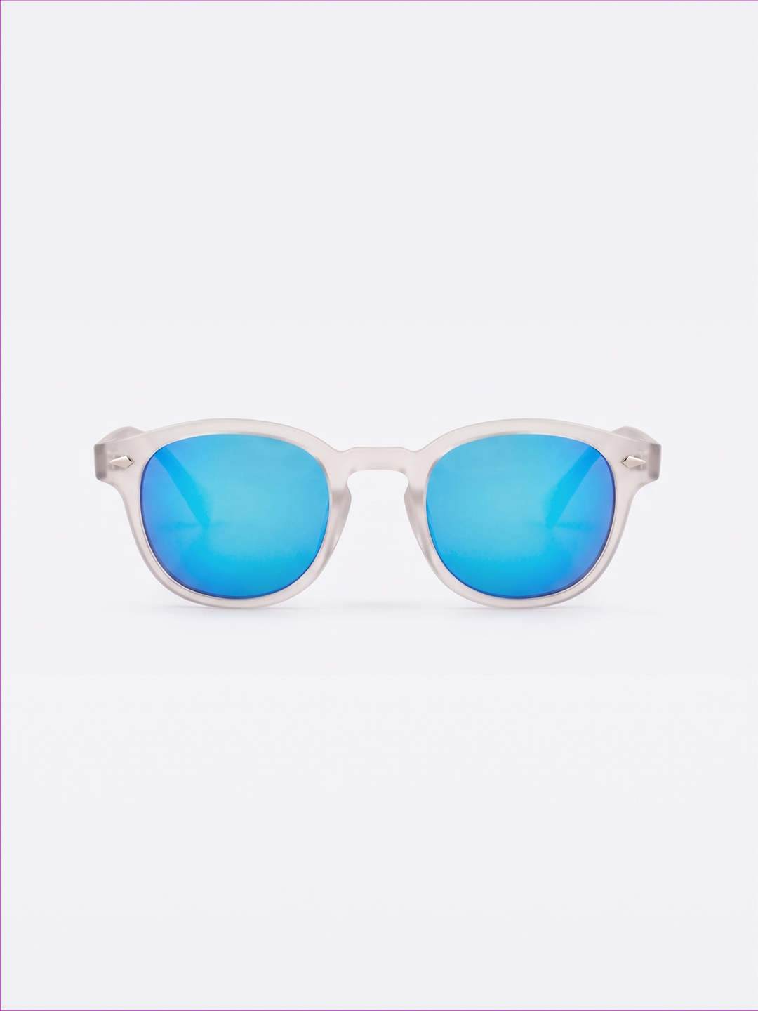 Breeze round retro sunglasses grass recycled PET frame - polarised UV400 eco-friendly sunnies Manly Beach Australia 