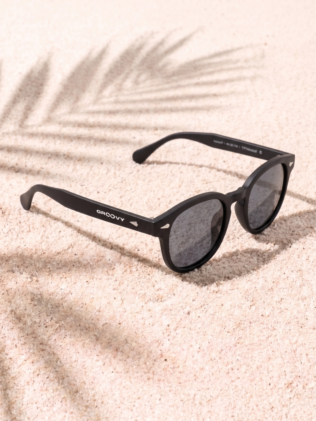 Breeze round retro sunglasses grass recycled PET frame - polarised UV400 eco-friendly sunnies Manly Beach Australia 