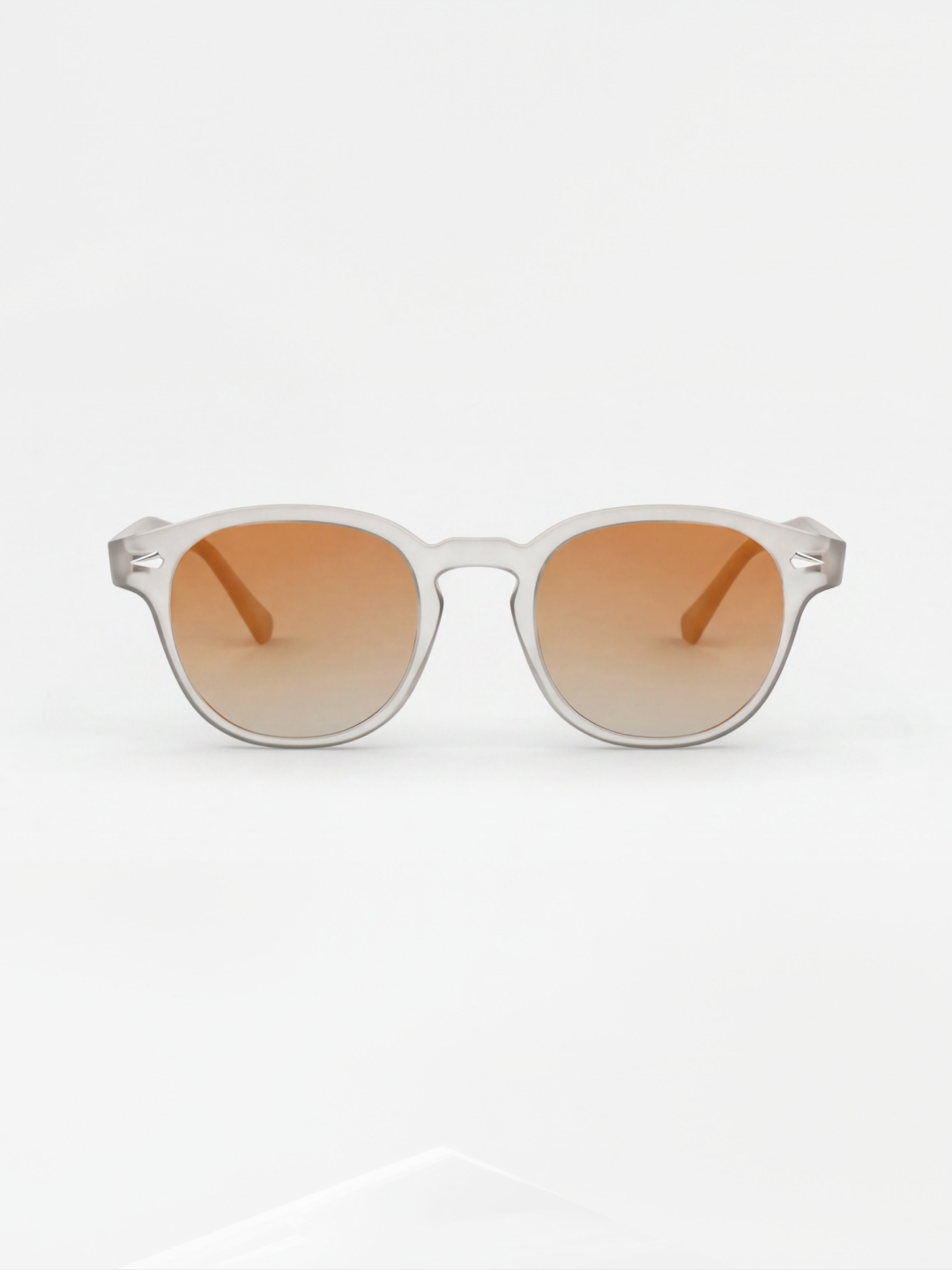 Breeze round retro sunglasses tan recycled PET frame - polarised UV400 eco-friendly sunnies Manly Beach Australia 