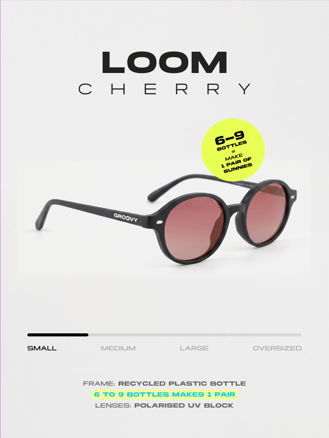 Loom round retro trend summer 2027 sunglasses tan recycled PET frame - polarised UV400 eco-friendly sunnies Manly Beach Australia 