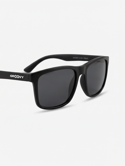 Tide surf wayfarer sunglasses black recycled PET frame - polarised UV400 eco-friendly sunnies Manly Beach Australia 