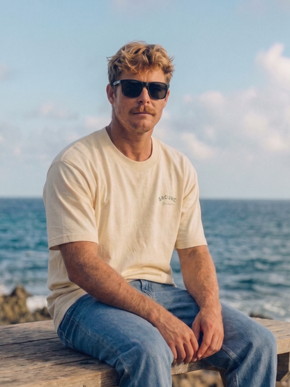 Tide surf wayfarer sunglasses black recycled PET frame - polarised UV400 eco-friendly sunnies Manly Beach Australia 