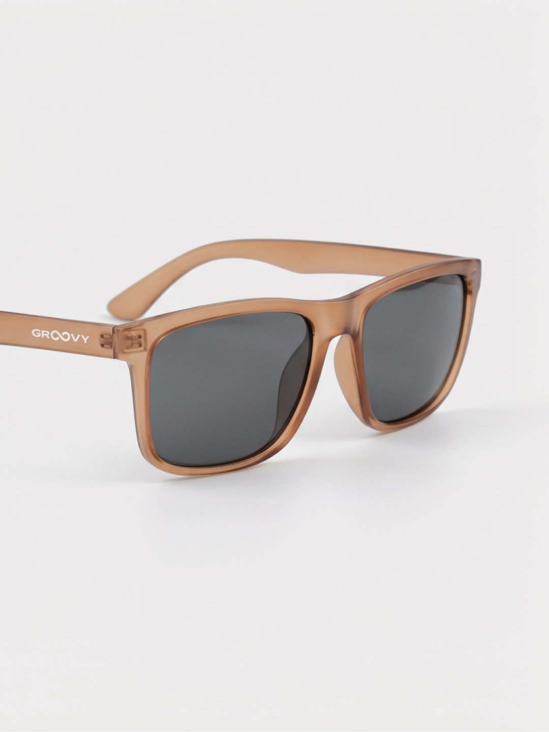 Tide surf wayfarer sunglasses tan recycled PET frame - polarised UV400 eco-friendly sunnies Manly Beach Australia 