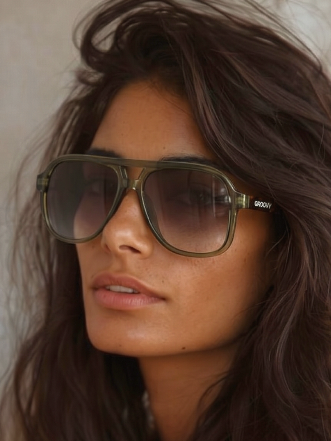 Skyer aviator retro sunglasses lucid acetate frame - polarised UV400 eco-friendly sunnies Manly Beach Australia 