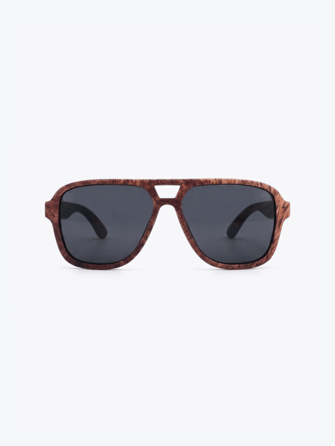 Aviator wood sunglasses red burl laminated timber frame - polarised UV400 eco-friendly sunnies Manly Beach Australia #color_red-burl