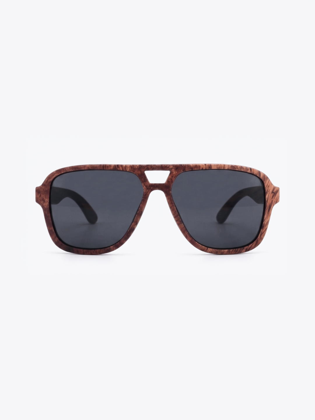 Aviator wood sunglasses red burl laminated timber frame - polarised UV400 eco-friendly sunnies Manly Beach Australia #color_red-burl