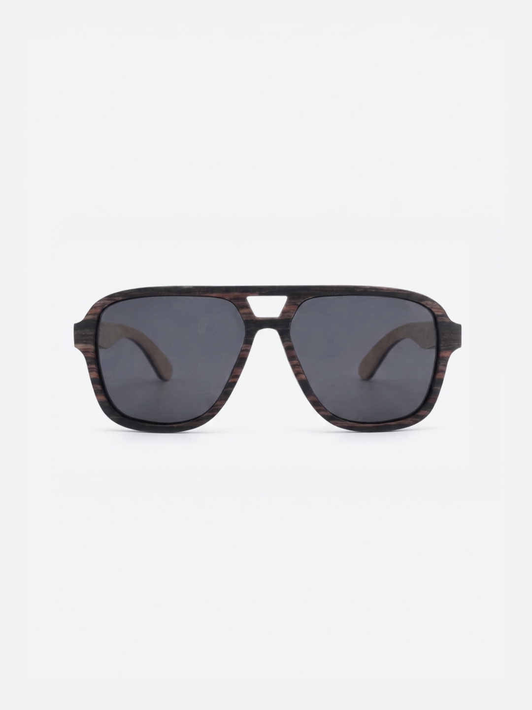 Aviator wood sunglasses ebony laminated timber frame - polarised UV400 eco-friendly sunnies Manly Beach Australia 