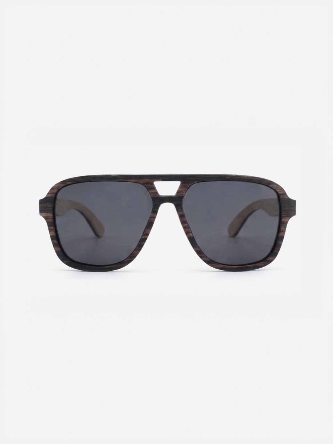 Aviator wood sunglasses ebony laminated timber frame - polarised UV400 eco-friendly sunnies Manly Beach Australia 