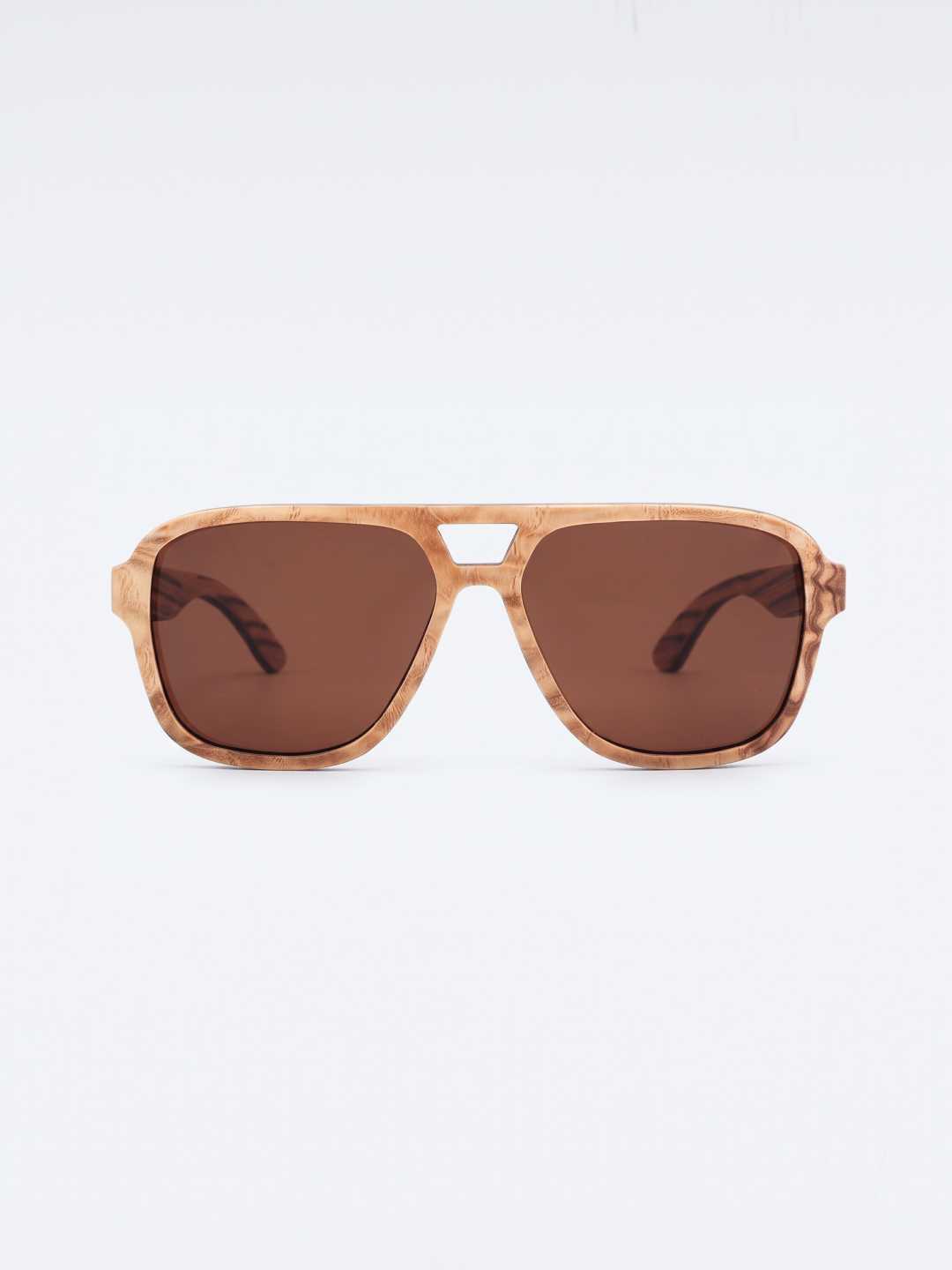 Aviator wood sunglasses burl laminated timber frame - polarised UV400 eco-friendly sunnies Manly Beach Australia 