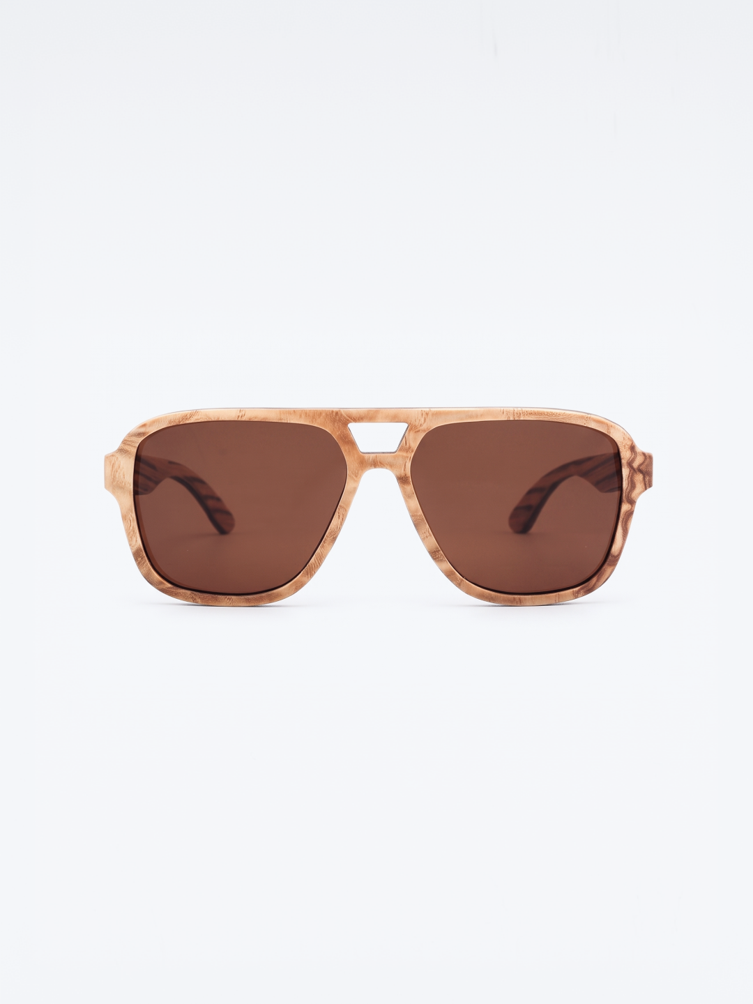 Aviator wood sunglasses burl laminated timber frame - polarised UV400 eco-friendly sunnies Manly Beach Australia 