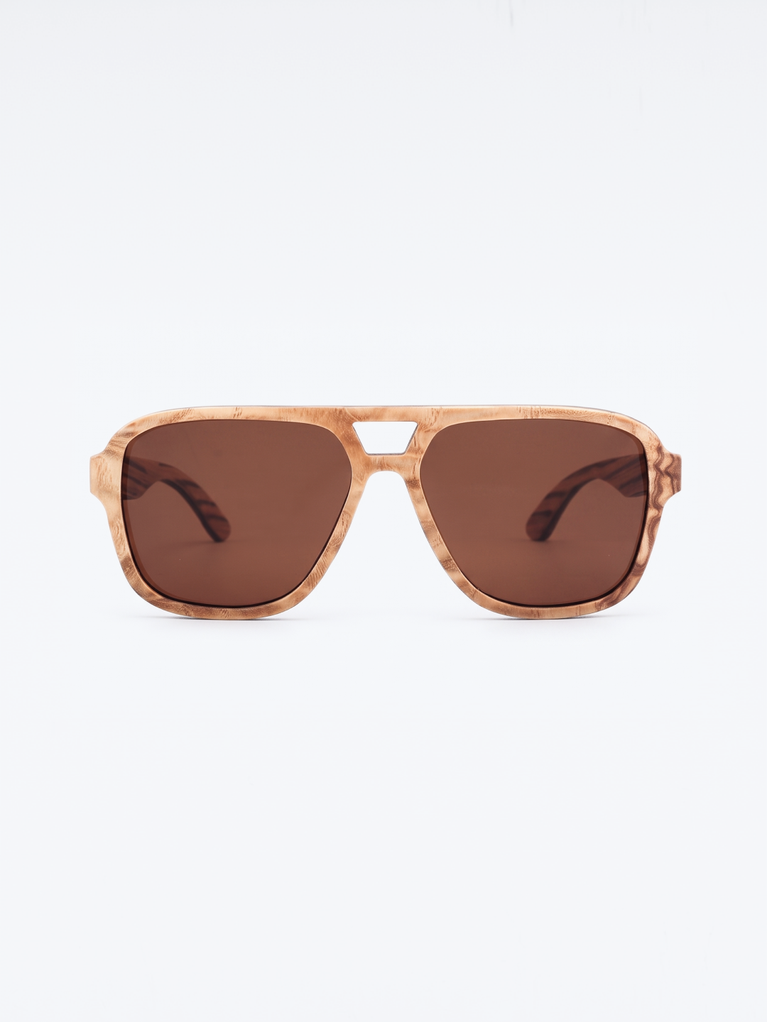 Aviator wood sunglasses burl laminated timber frame - polarised UV400 eco-friendly sunnies Manly Beach Australia 