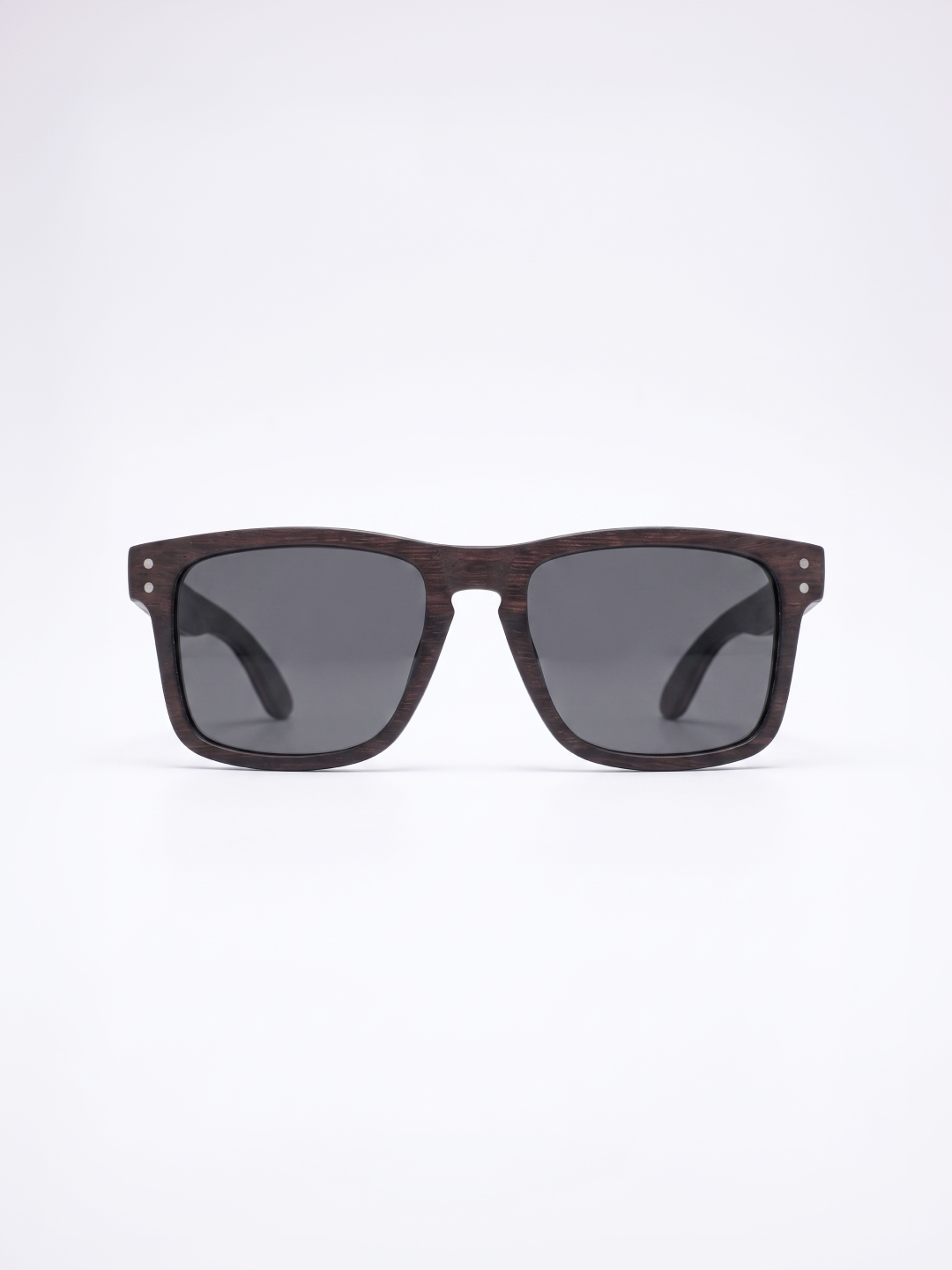Manly square wood sunglasses ebony laminated timber frame - polarised UV400 eco-friendly sunnies Manly Beach Australia #color_ebony